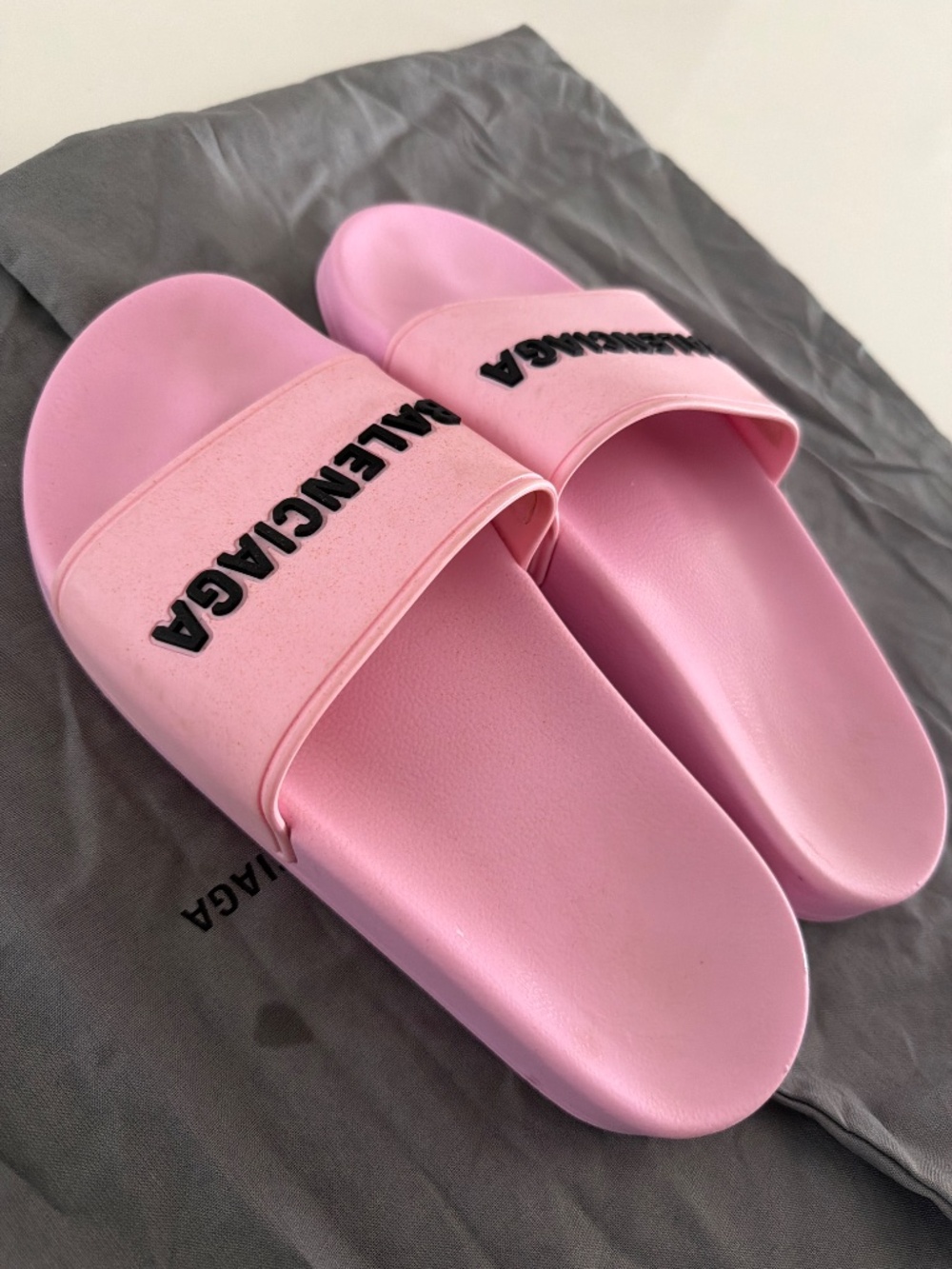 Balenciaga Logo Sport Slide SIZE 6 (Women) Pink, Nordstrom - Picture 5 of 6